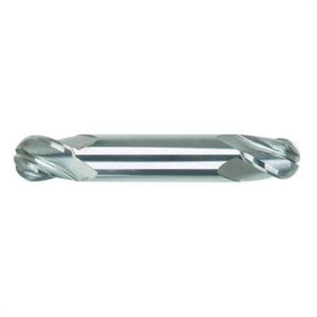 Morse End Mill, Ball Nose Center Cutting Double End Stub Length, Series 5949, 532 Diameter Cutter, 2 O 58360